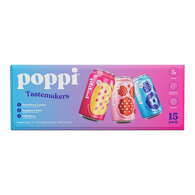 poppi Soda Tastemakers Variety Pack