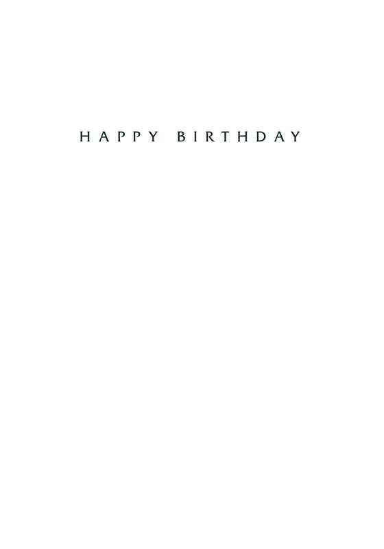 Birthday Card with Blank Envelope (25pk)