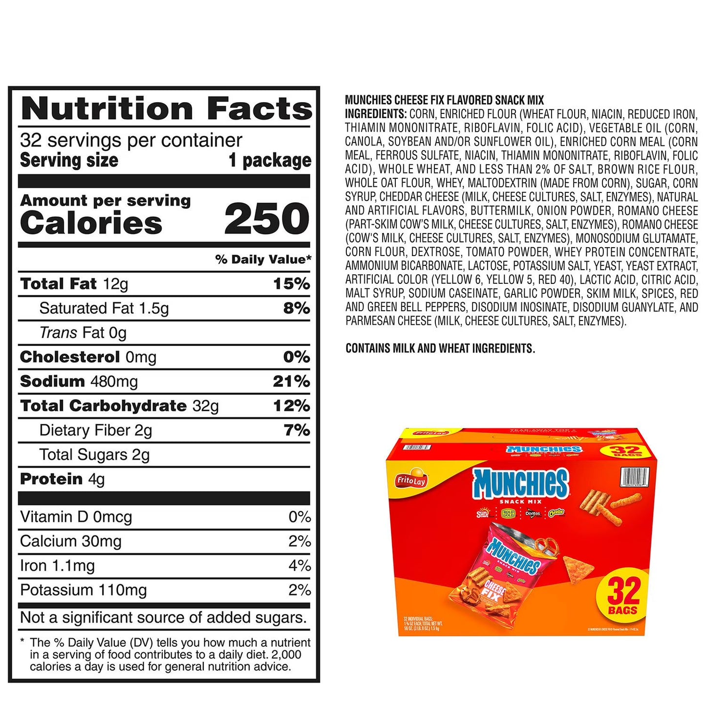 Munchies Snack Mix Cheese Fix (1.75 oz., 32 pk.)