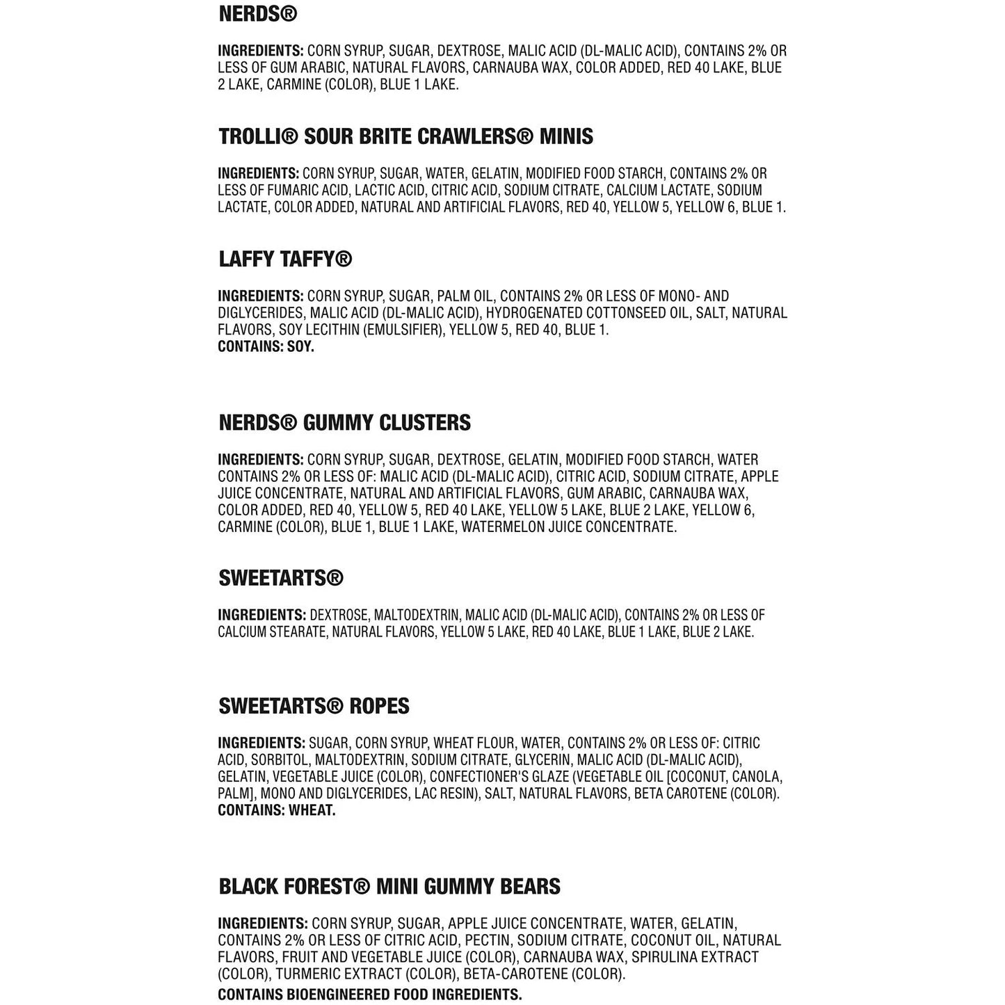 Ferrara Assorted Party Mix, Variety Mix Bag, 40.9 oz, 120 pcs.