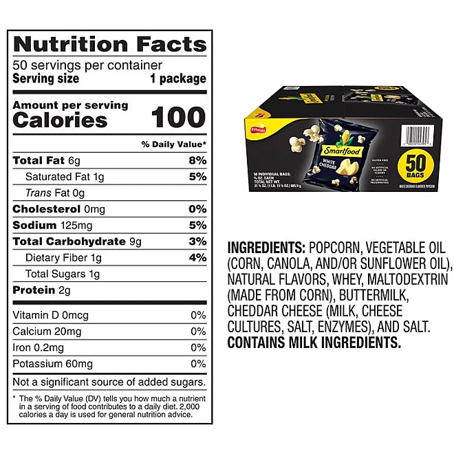 Smartfood White Cheddar Cheese Popcorn