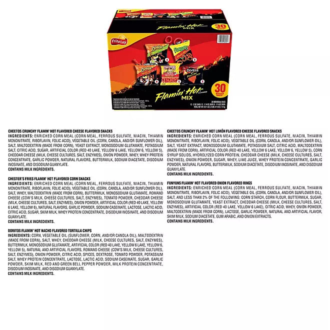Frito-Lay Flamin' Hot Mix Variety