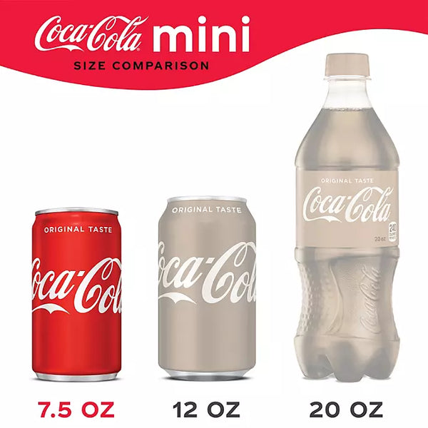 Coca-Cola Mini Cans 7.5 fl. oz., 30 pk.