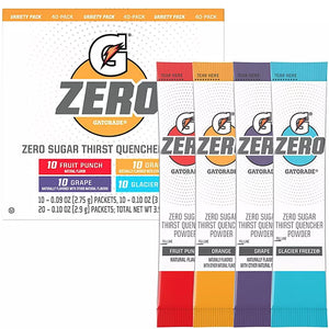 Gatorade G Zero Powder Variety Pack 40 pk.