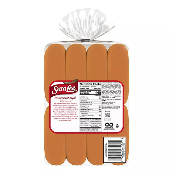 Sara Lee Hot Dog Buns