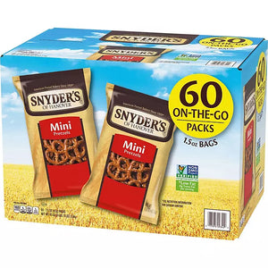 Snyder's Of Hanover Mini Pretzels (1.5 oz., 60 ct.)