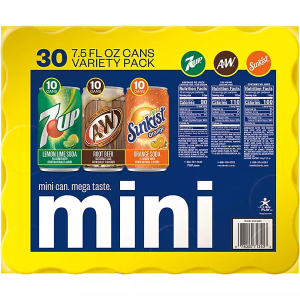 Variety mini Soda Pack (with rootbeer)