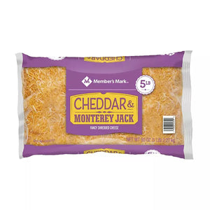 Shredded Yellow Cheddar and Monterey Jack Cheese