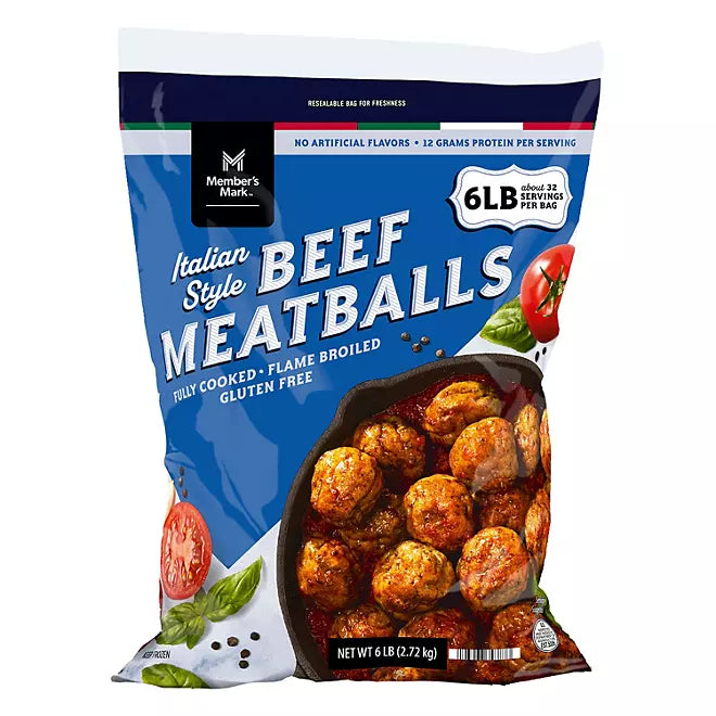 Italian Style Beef Meatballs, Frozen