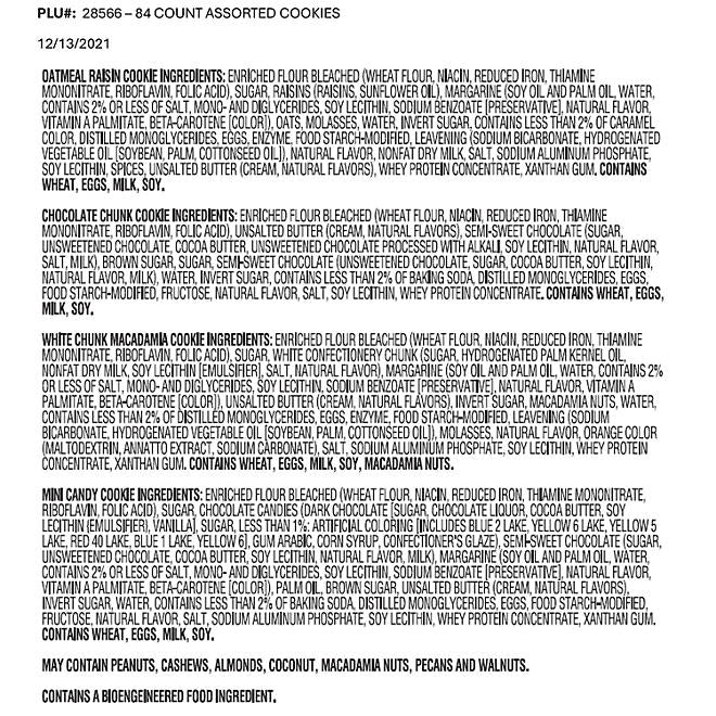 Assorted Cookie Tray