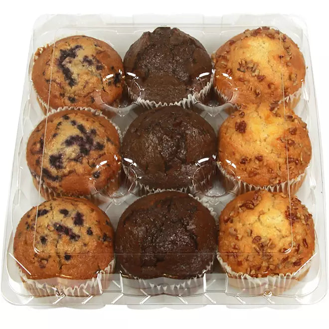 Member's Mark Variety Pack Muffins, Three Flavors (9 ct.)