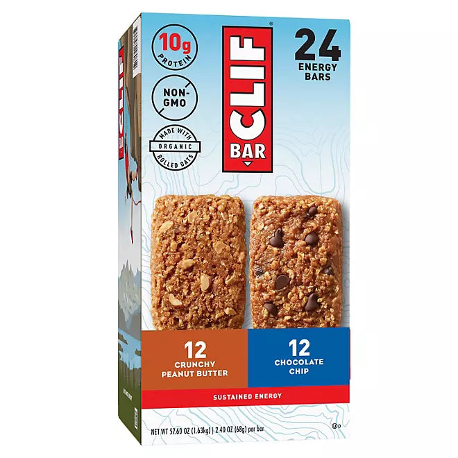 Clif Bar Variety Pack (2.4 oz, 20 ct.)