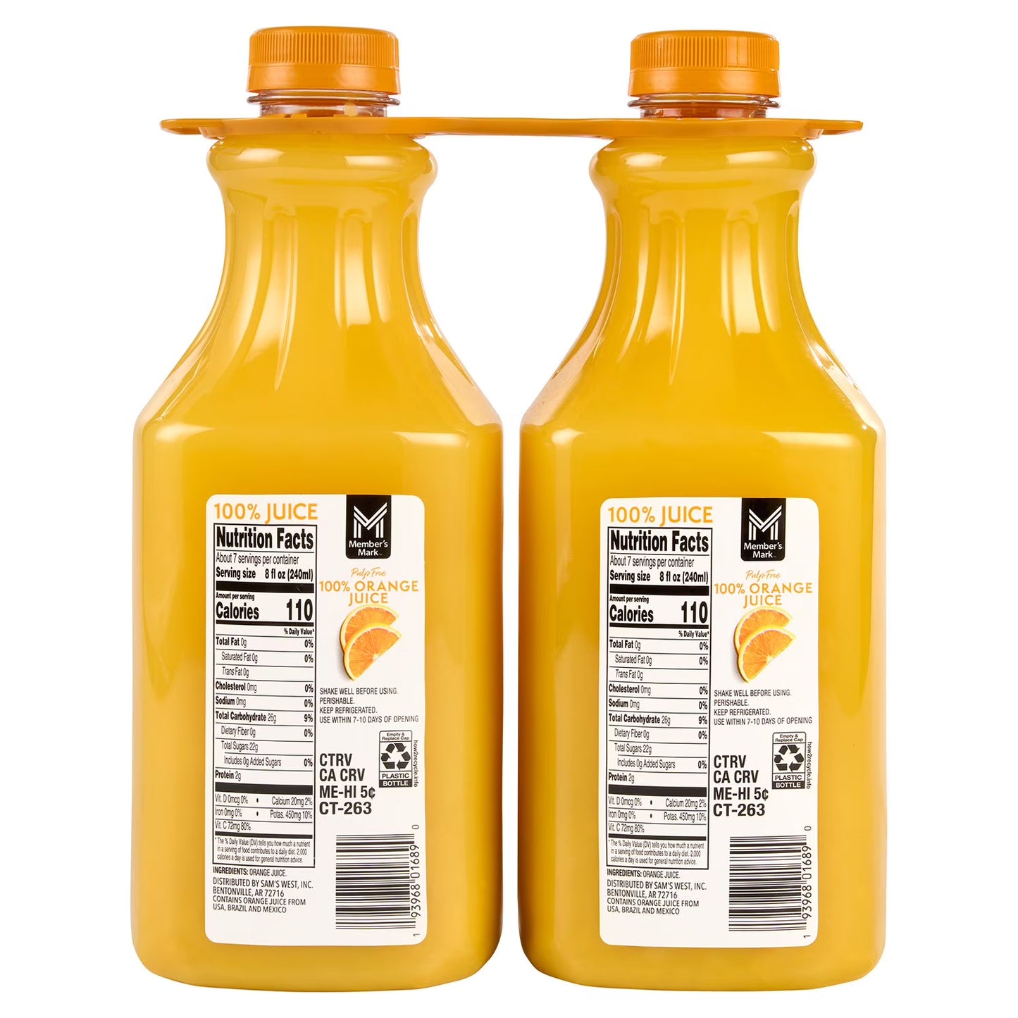 Pulp-Free Orange Juice