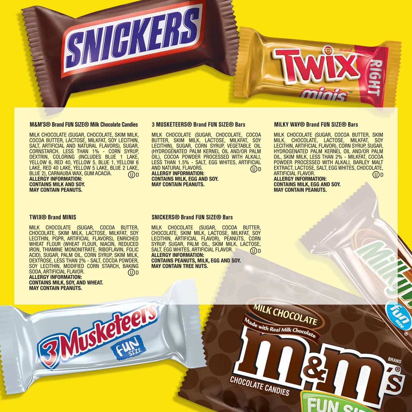 Mars Milk Chocolate Variety Pack Candy, 145 pcs.