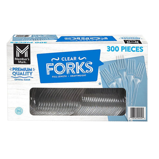 Clear Plastic Forks (300ct)