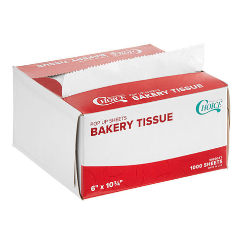 Customizable Interfolded Bakery Tissue Sheets