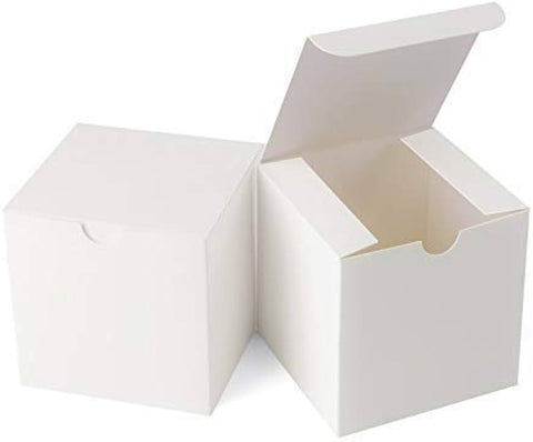 4in Paper Gift Box- White