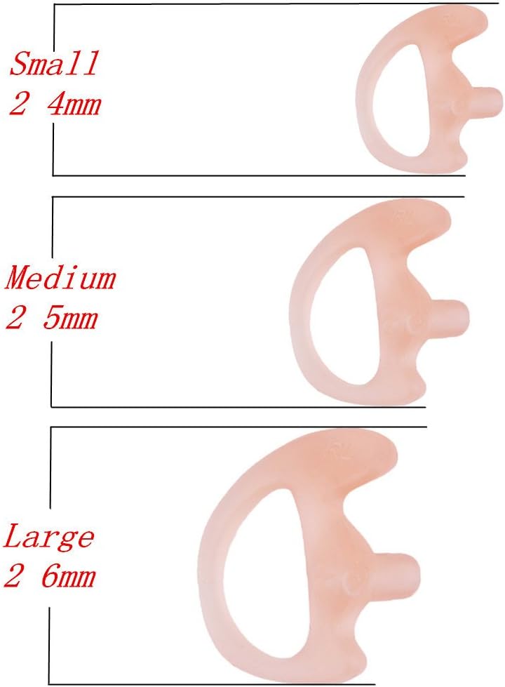 Replacement Radio Eartip (Pink, Molded)