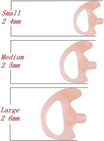 Replacement Radio Eartip (Pink, Molded)