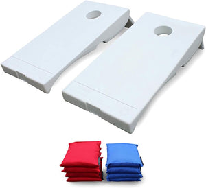 Indoor and Outdoor Cornhole Board Set with Bean Bags