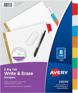 8-Tab Binder Dividers