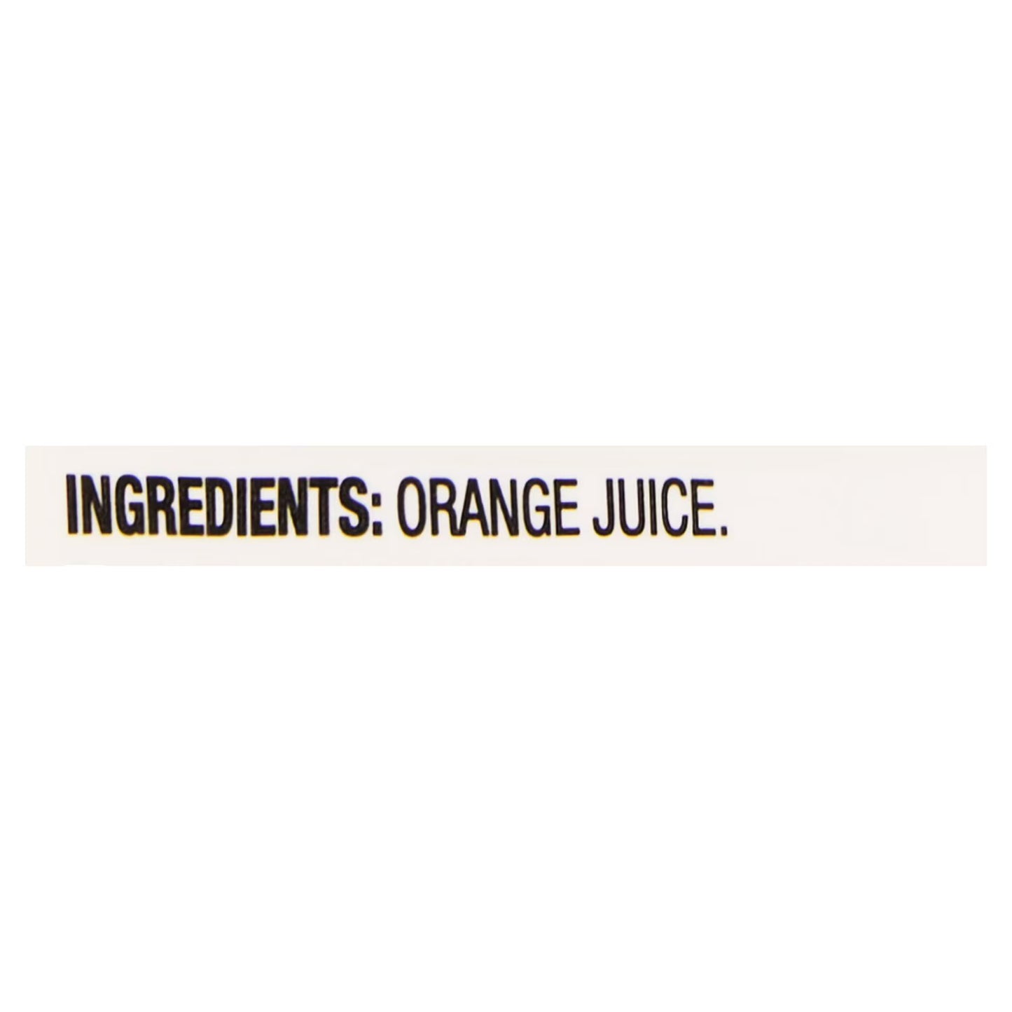 Pulp-Free Orange Juice