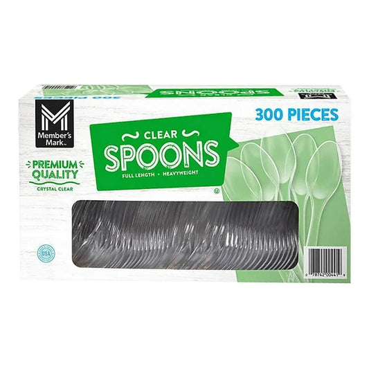 Clear Plastic Spoons (300ct)
