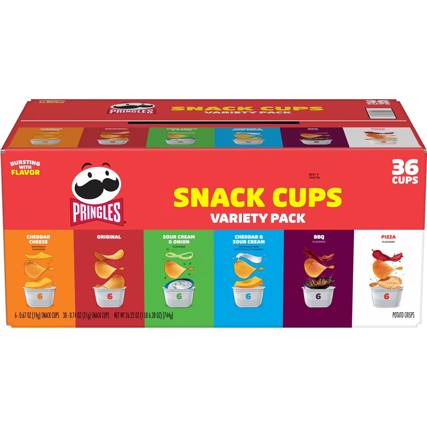 Pringles Potato Crisps Chips, Variety Pack