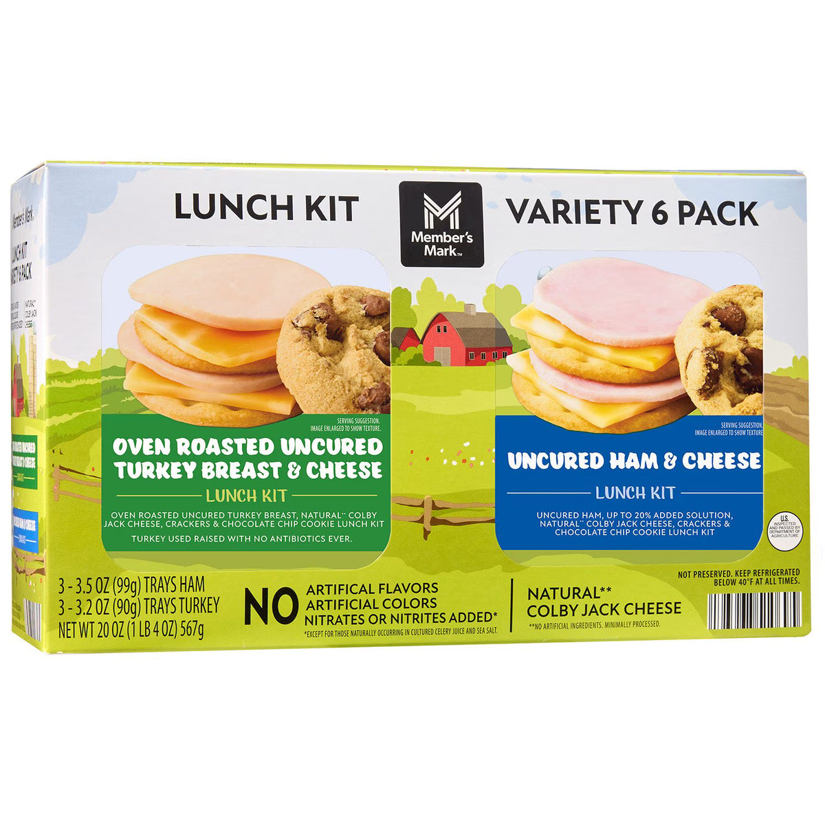 Ham & Turkey Lunch Kit, 6 pk.