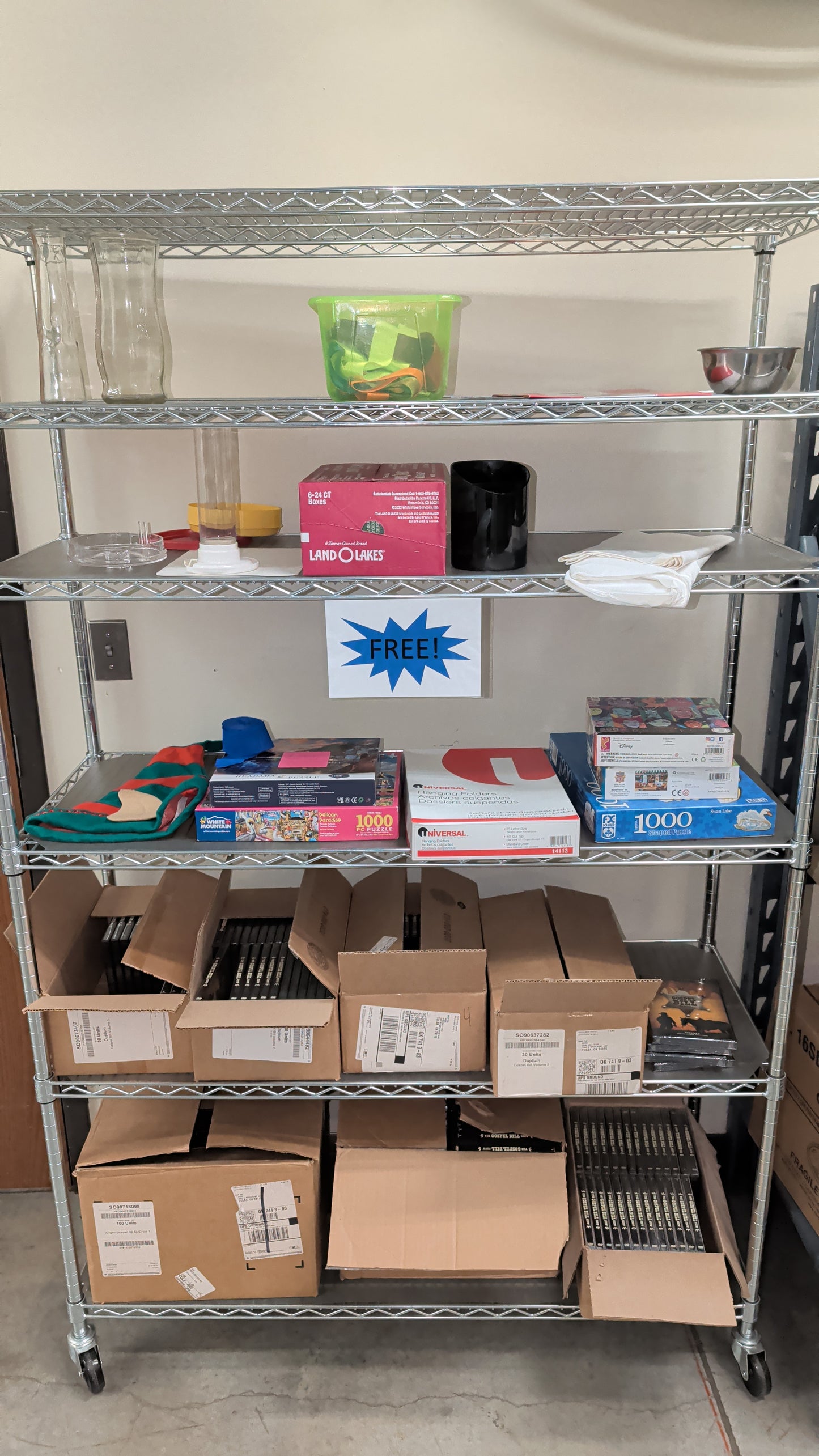 Warehouse Free Shelf!