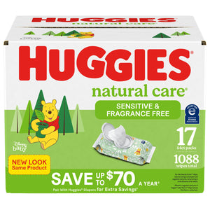 Huggies Natural Care Sensitive Baby Wipes