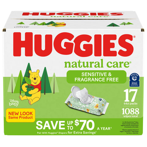 Huggies Natural Care Sensitive Baby Wipes